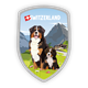 Stockwappen Berner Sennenhund - Switzerland
