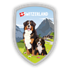 Stockwappen Berner Sennenhund - Switzerland