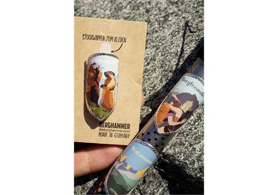 Stockwappen Bernhardiner - Switzerland