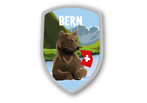 Stockwappen Braunbär Bern
