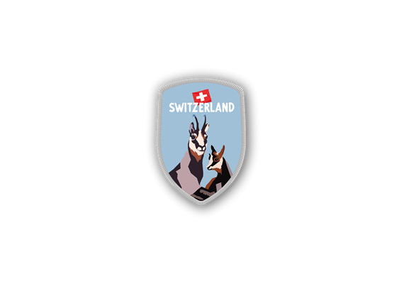 Stockwappen Gämse - Switzerland