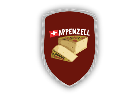 Stockwappen Käse - Appenzell