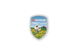 Stockwappen Schwarznasenschaf - Switzerland