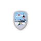 Stockwappen Ski und Gondel - Switzerland