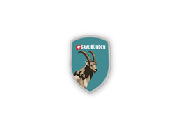 Stockwappen Steinbock - Graubünden