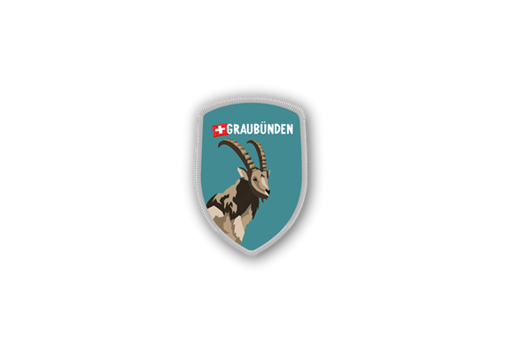 Stockwappen Steinbock - Graubünden