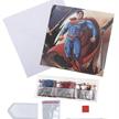Superman, 18x18cm Crystal Art Card | Bild 3