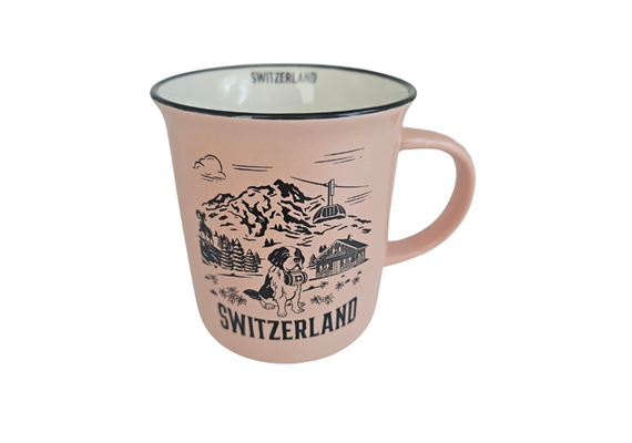 Switzerland Tasse Keramik, peach