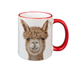 Tasse Alpaka rot, 330ml
