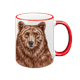 Tasse Bär, rot, 330ml