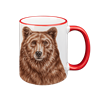 Tasse Bär, rot, 330ml