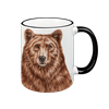 Tasse Bär, schwarz, 330ml