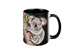 Tasse Black Edition - Koala, 330ml