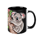 Tasse Black Edition - Koala, 330ml
