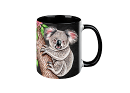 Tasse Black Edition - Koala, 330ml