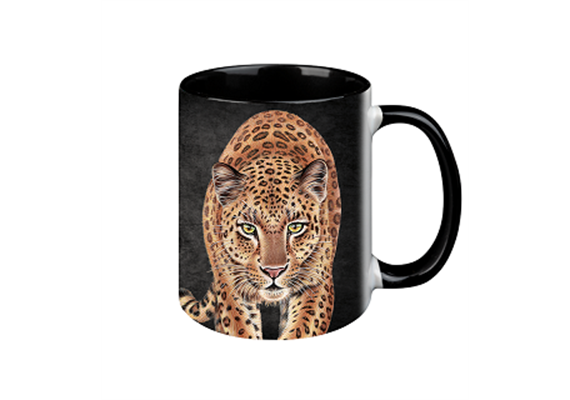 Tasse Black Edition - Leopard, 330ml