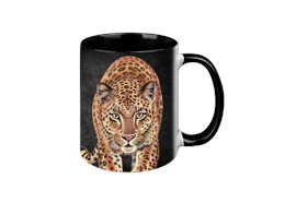 Tasse Black Edition - Leopard, 330ml