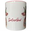 Tasse Blumenkuh, rot, 330ml - mit Switzerland beschriftet | Bild 2