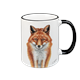 Tasse Fuchs, schwarz, 330ml