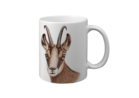 Tasse Gams, weiss, 330ml