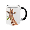Tasse Giraffe, schwarz, 330ml