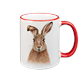 Tasse Hase, rot, 330ml