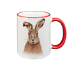 Tasse Hase, rot, 330ml