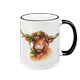 Tasse Hochlandrind, schwarz, 330ml