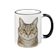 Tasse Katze, schwarz, 330ml