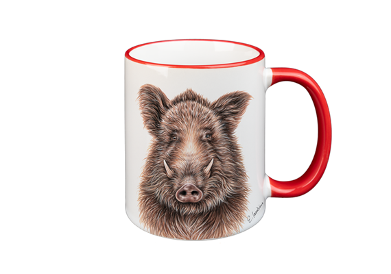 Tasse Keiler, rot, 330ml