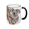 Tasse Koala, schwarz, 330ml