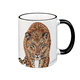 Tasse Leopard, schwarz, 330ml