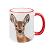 Tasse Reh, rot, 330ml