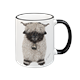Tasse Schwarznasenschaf, schwarz, 330ml