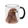 Tasse Steinadler, schwarz, 330ml