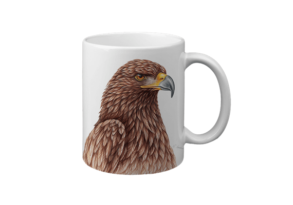 Tasse Steinadler, weiss, 330ml