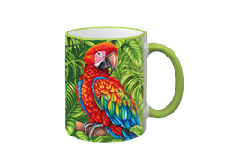 Tasse Wild Papagei, hellgrün, 330ml