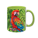 Tasse Wild Papagei, hellgrün innen, 330ml