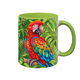Tasse Wild Papagei, hellgrün innen, 330ml