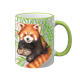 Tasse Wild Roter Panda, hellgrün, 330ml