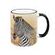 Tasse Wild Zebra, schwarz, 330ml