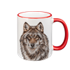 Tasse Wolf, rot, 330ml