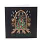 The Great Hall X-Mas, 18x18cm Crystal Art Card