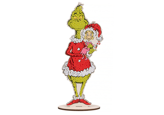 The Grinch, Crystal Art XL Buddy, ca. 16x25cm