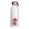 Thermoflasche Bambusdeckel Blumenkuh, 750ml