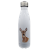 Thermoflasche Edelstahl Reh, weiss 500ml