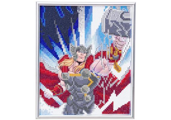 Thor, 21x25cm Bild mit Rahmen Crystal Art