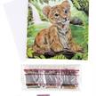 Tiger Cub, 18x18cm Crystal Art Card | Bild 4