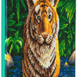Tiger im Wasser, 30x30cm Crystal Art Kit | Bild 2