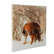 Tiger im Winter, 40x50cm Crystal Art Kit | Bild 2